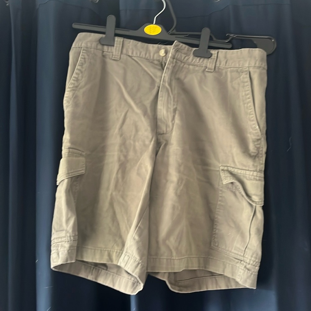 Vintage Green Tenzing Cargo Shorts Size 34